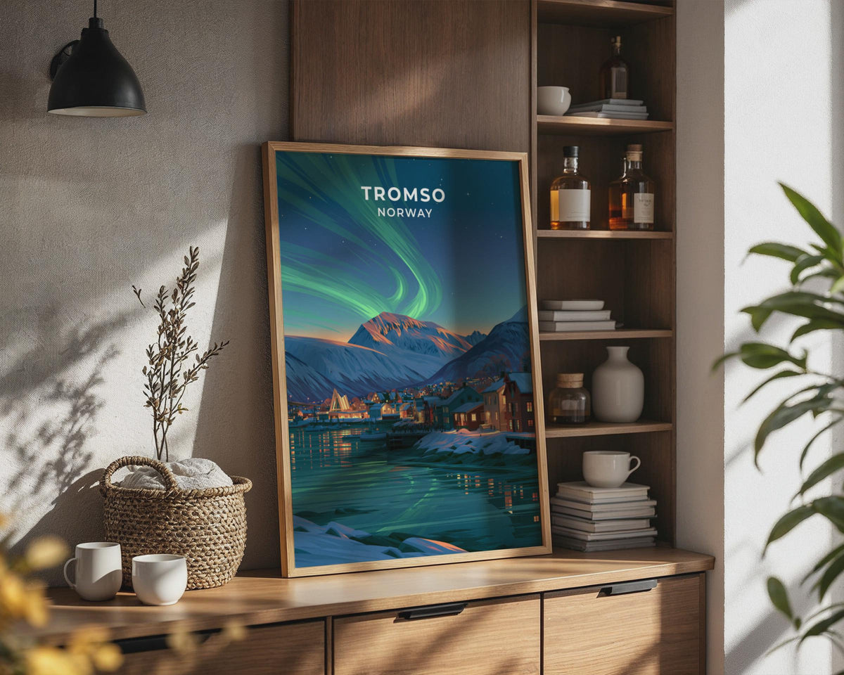 Tromsø Norway Travel Poster