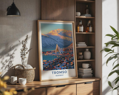 Tromsø Norway Travel Poster