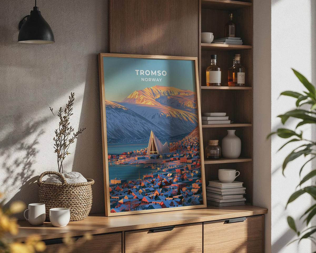 Tromsø Norway Travel Poster