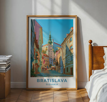 Bratislava Slovakia Travel Poster