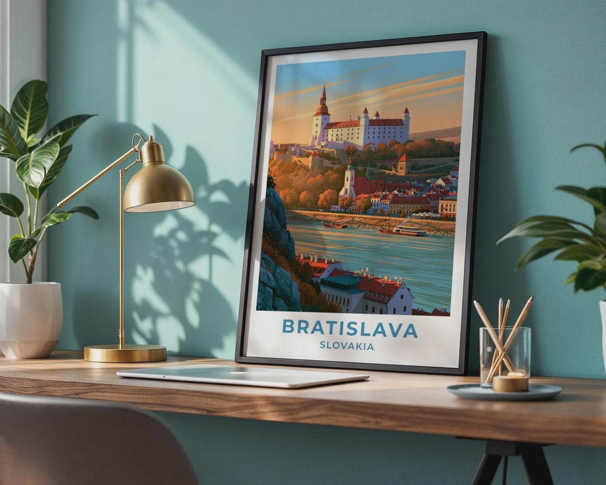 Bratislava Slovakia Travel Poster