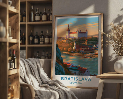 Bratislava Slovakia Travel Poster
