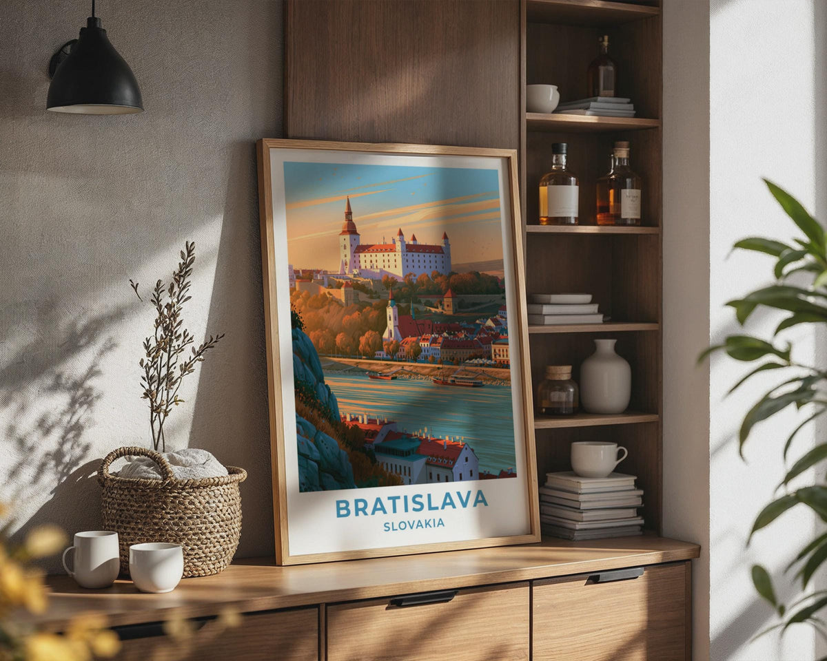 Bratislava Slovakia Travel Poster