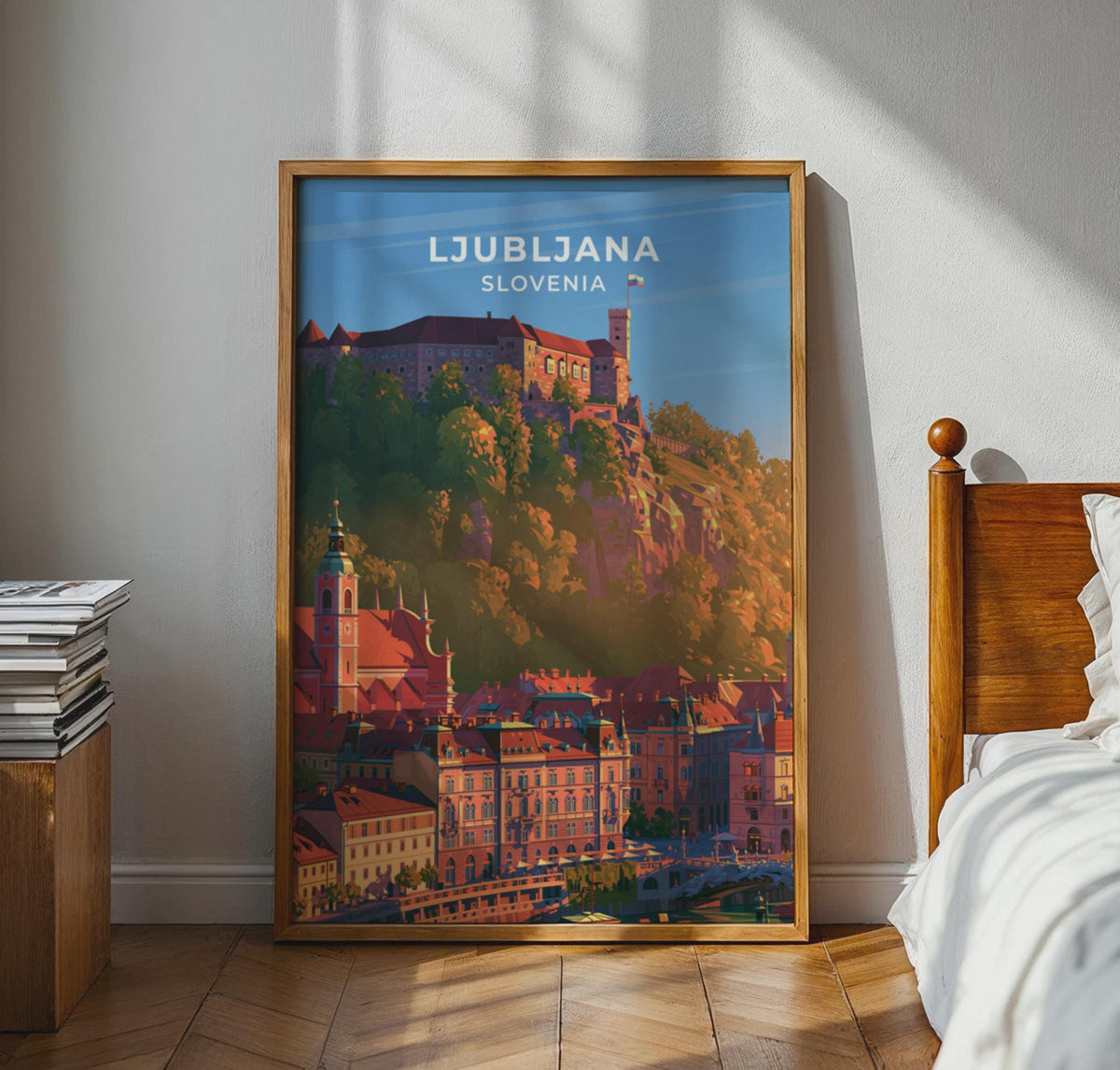 Ljubljana Slovenia Travel Poster