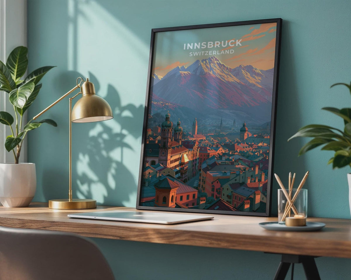 Innsbruck Austria Travel Poster - WanderWall