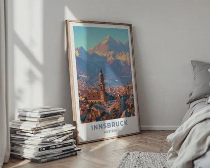 Innsbruck Austria Travel Poster - WanderWall
