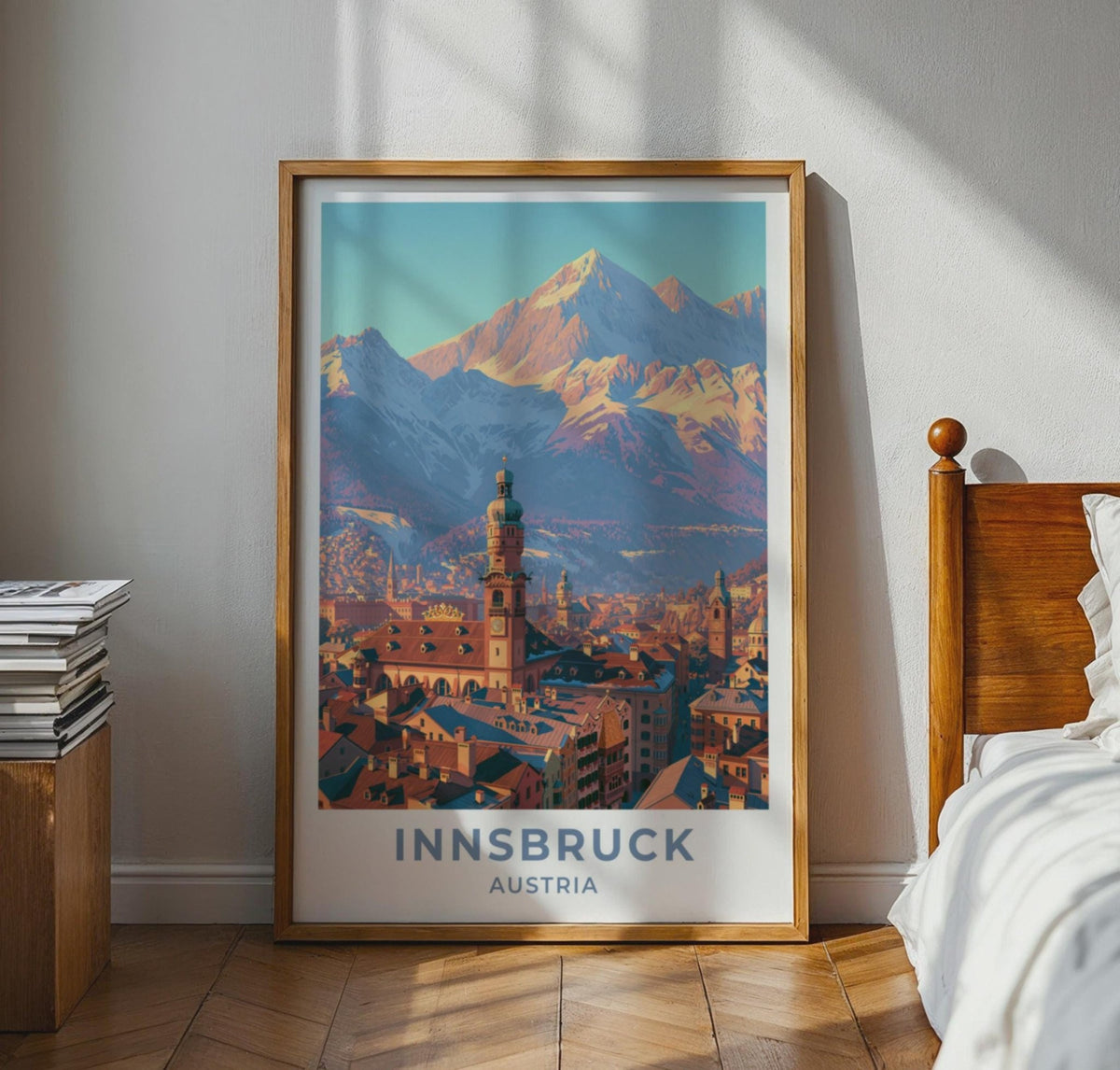 Innsbruck Austria Travel Poster - WanderWall