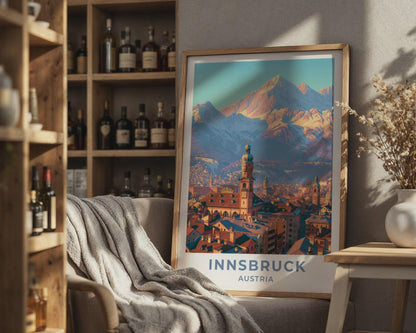 Innsbruck Austria Travel Poster - WanderWall