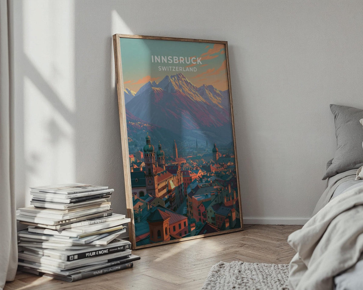 Innsbruck Austria Travel Poster - WanderWall