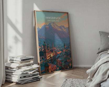 Innsbruck Austria Travel Poster - WanderWall