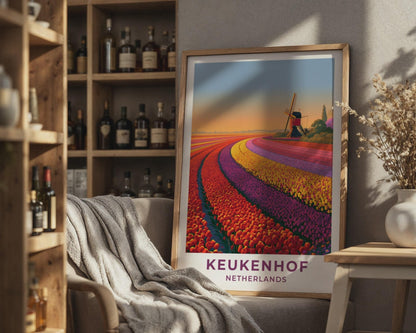 Keukenhof Netherlands Travel Poster - WanderWall