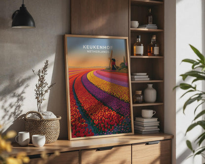 Keukenhof Netherlands Travel Poster - WanderWall