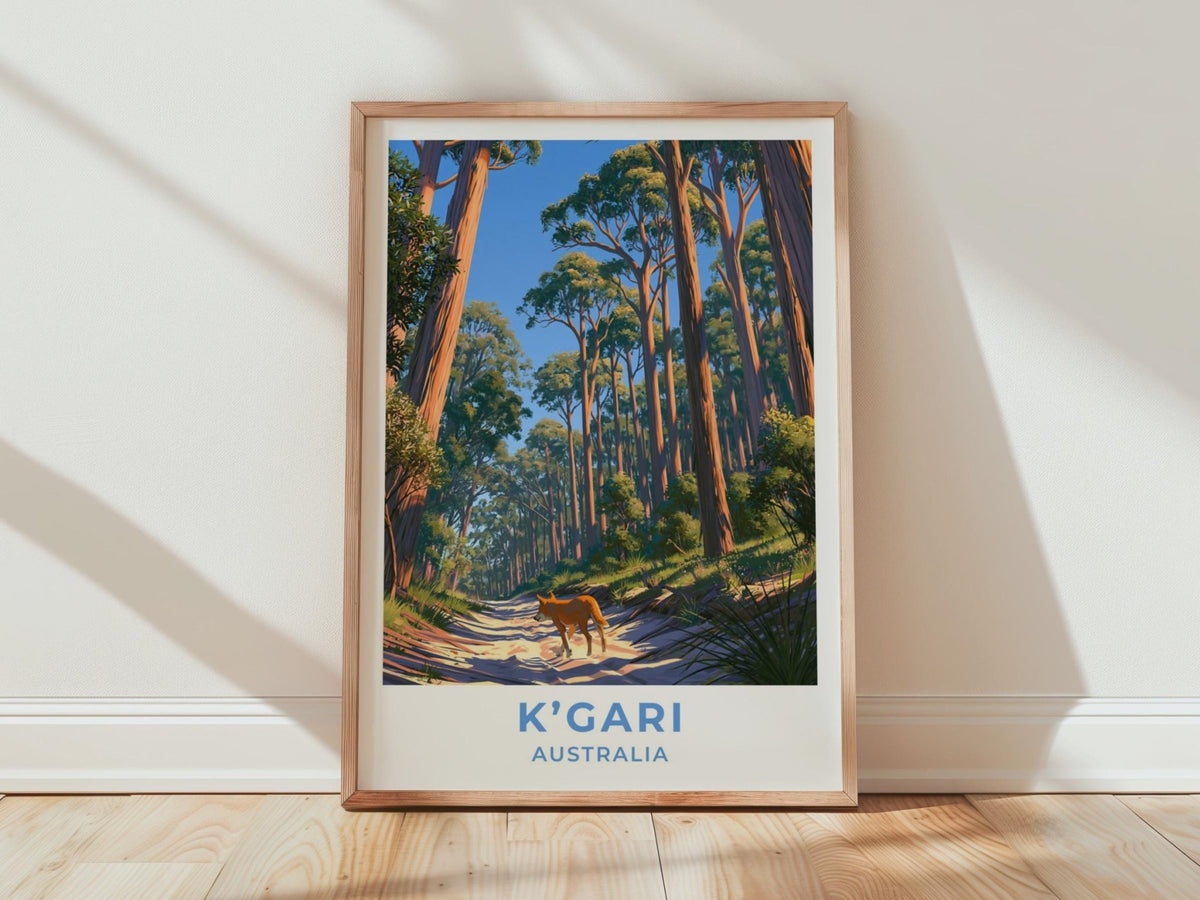 K'Gari Poster - WanderWall