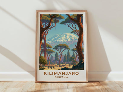Kilimanjaro Poster - WanderWall