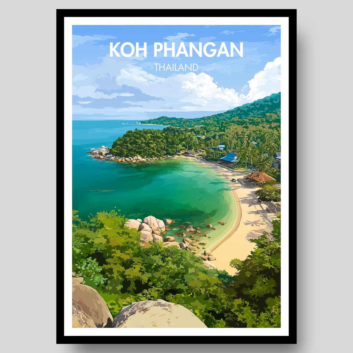 Koh Phangan Poster - WanderWall