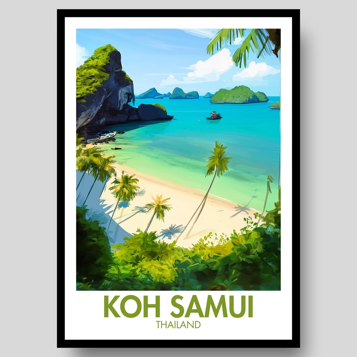 Koh Samui Poster - WanderWall