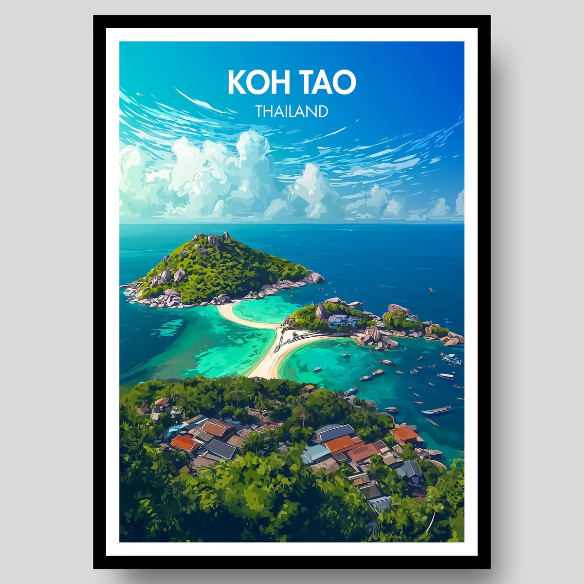 Koh Tao Poster - WanderWall