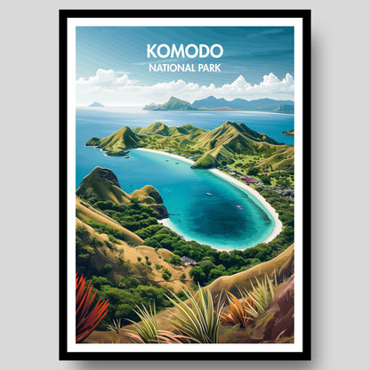 Komodo National Park Poster - WanderWall