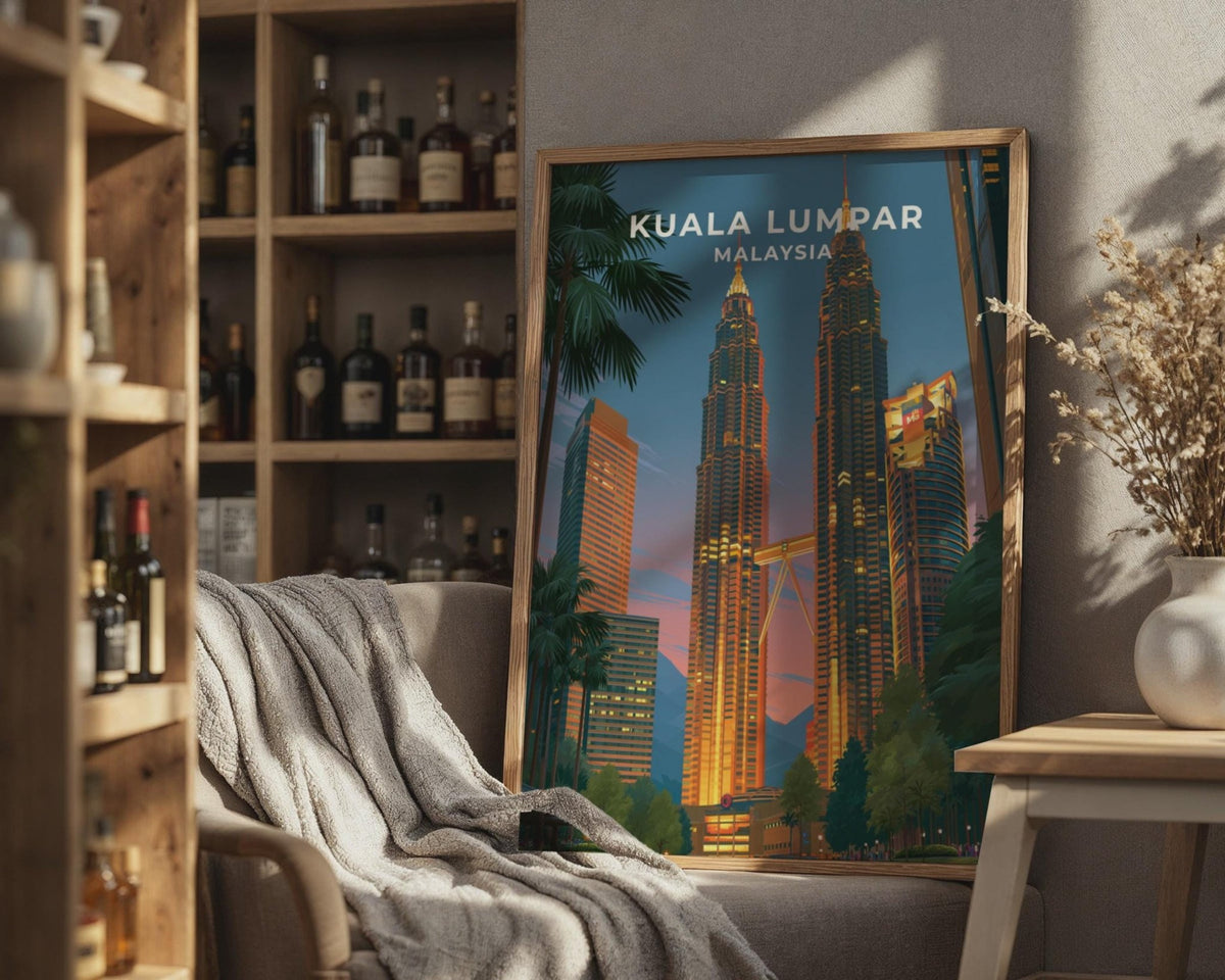 Kuala Lumpur Poster - WanderWall