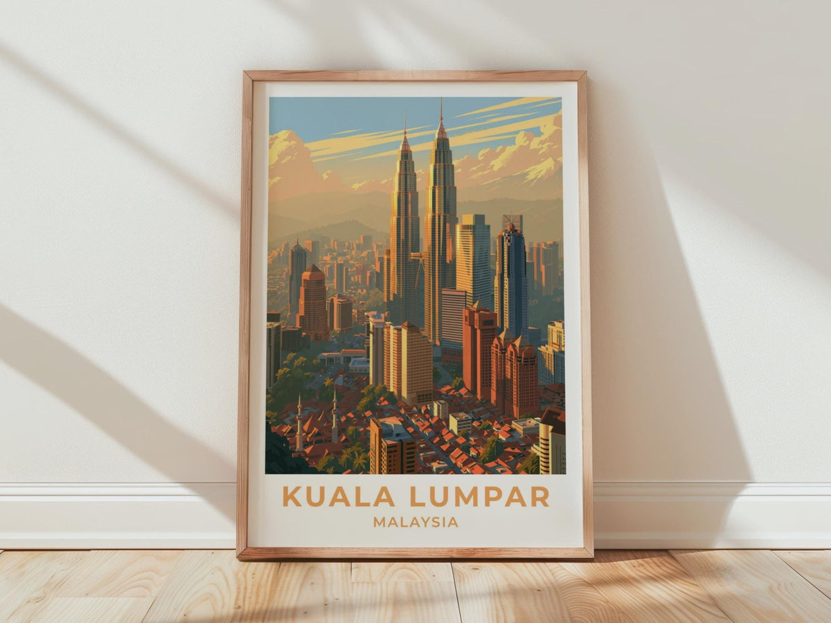 Kuala Lumpur Poster - WanderWall