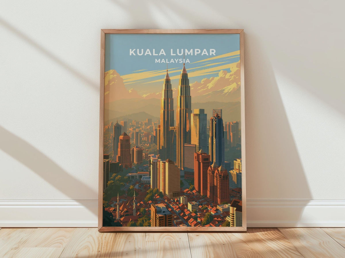 Kuala Lumpur Poster - WanderWall