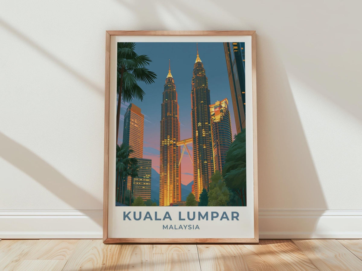Kuala Lumpur Poster - WanderWall
