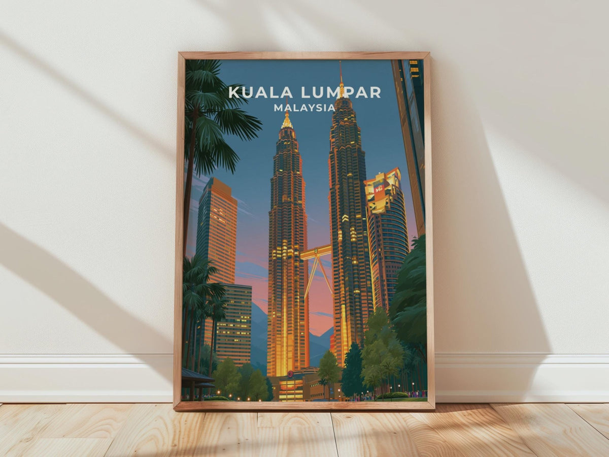 Kuala Lumpur Poster - WanderWall
