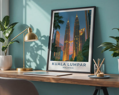 Kuala Lumpur Poster - WanderWall