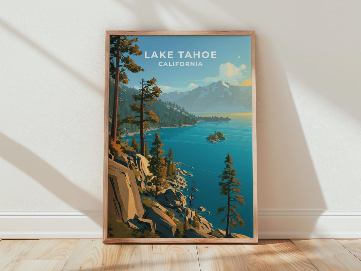 Lake Tahoe Poster - WanderWall