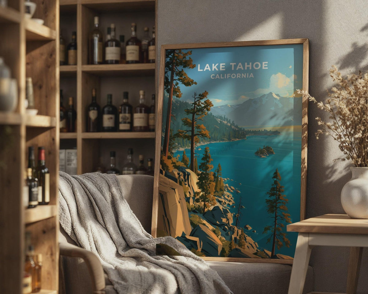 Lake Tahoe Poster - WanderWall