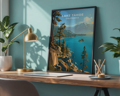 Lake Tahoe Poster - WanderWall