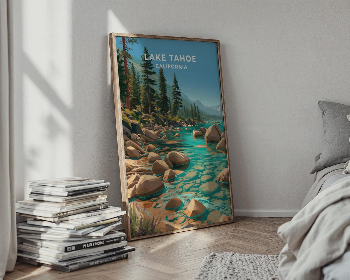 Lake Tahoe Poster - WanderWall