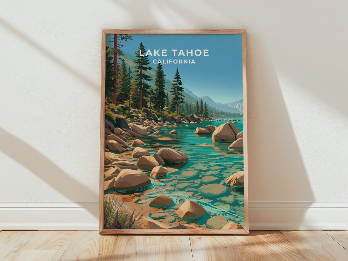 Lake Tahoe Poster - WanderWall
