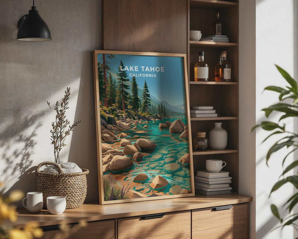 Lake Tahoe Poster - WanderWall