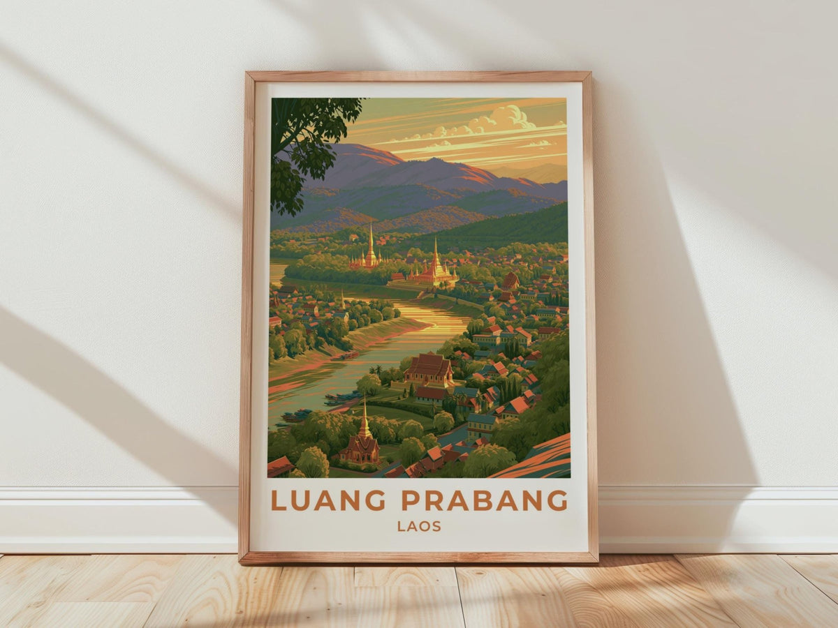 Luang Prabang Poster - WanderWall