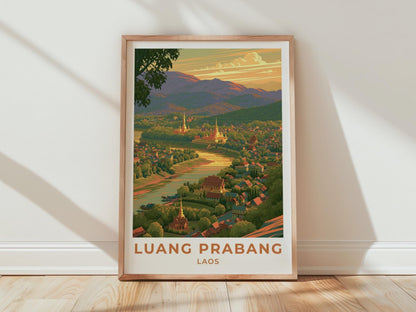 Luang Prabang Poster - WanderWall