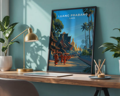 Luang Prabang Poster - WanderWall