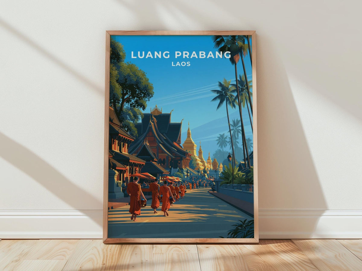 Luang Prabang Poster - WanderWall