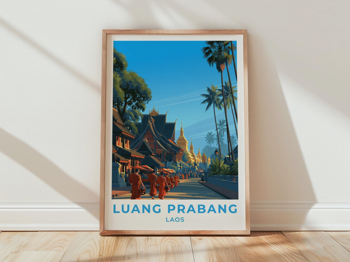 Luang Prabang Poster - WanderWall
