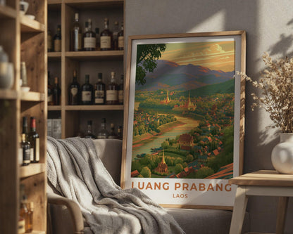 Luang Prabang Poster - WanderWall
