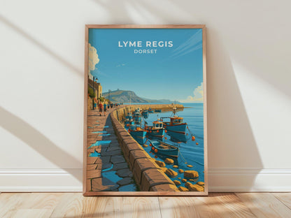 Lyme Regis Poster - WanderWall