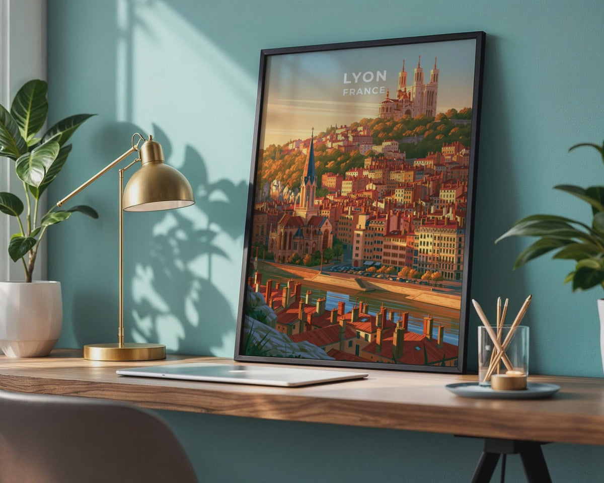 Lyon Poster - WanderWall