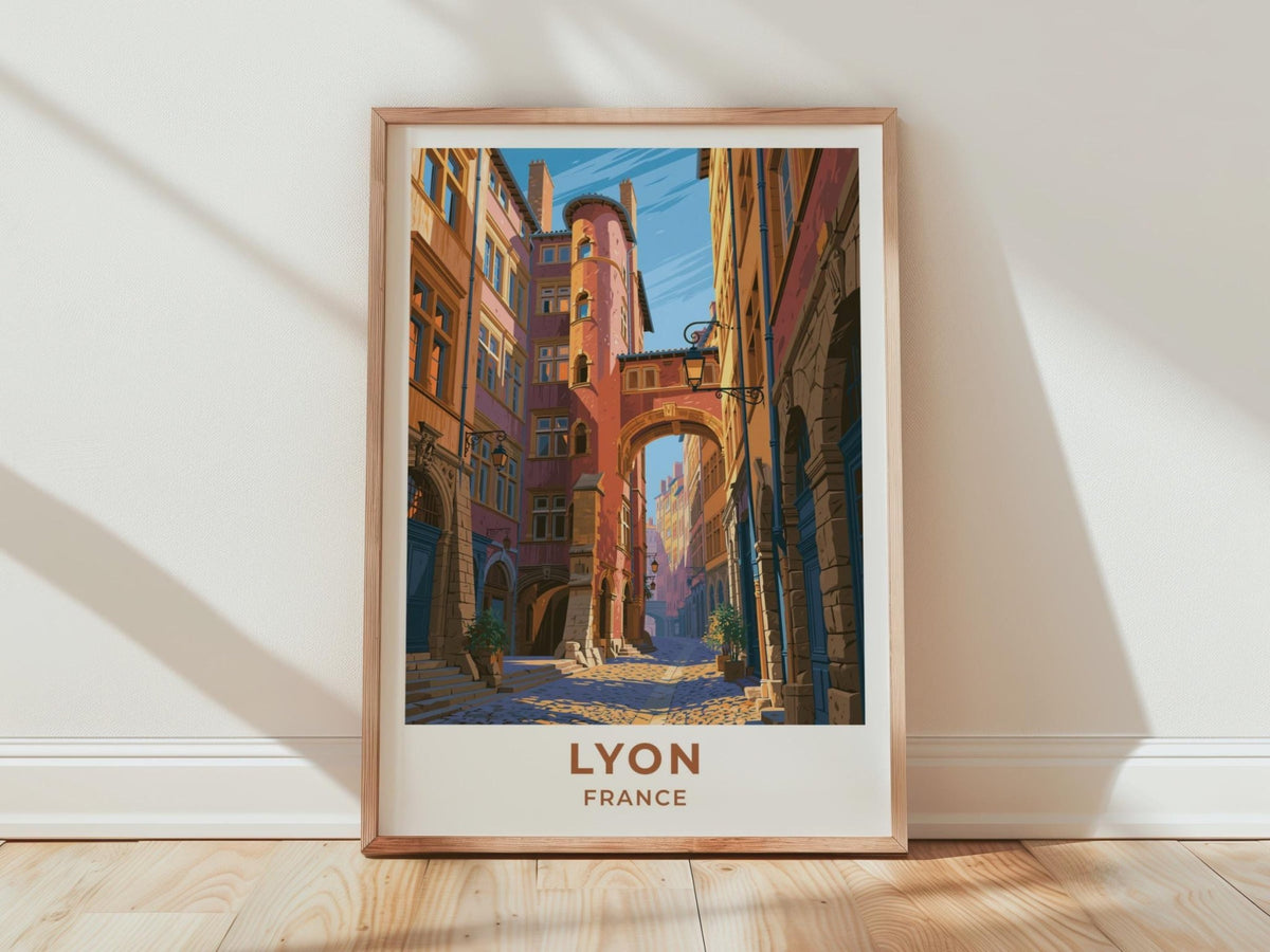 Lyon Poster - WanderWall