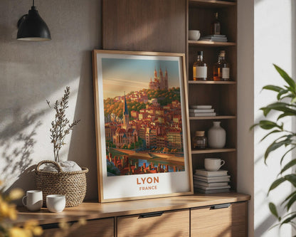 Lyon Poster - WanderWall