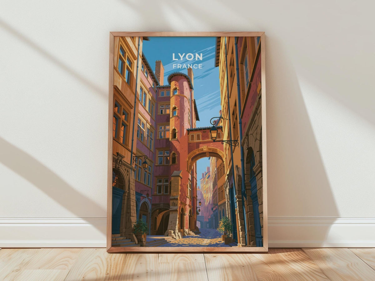 Lyon Poster - WanderWall