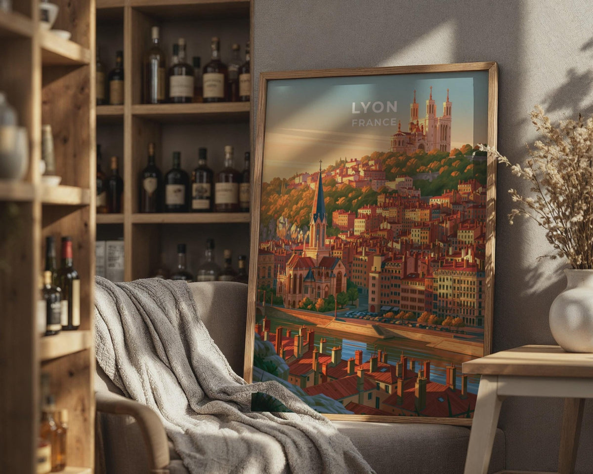 Lyon Poster - WanderWall