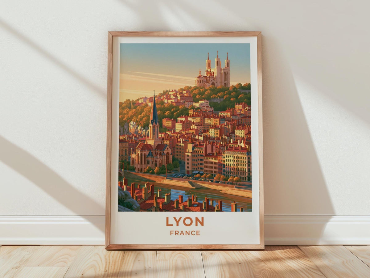 Lyon Poster - WanderWall