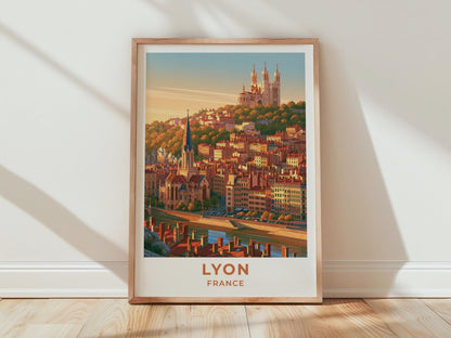 Lyon Poster - WanderWall