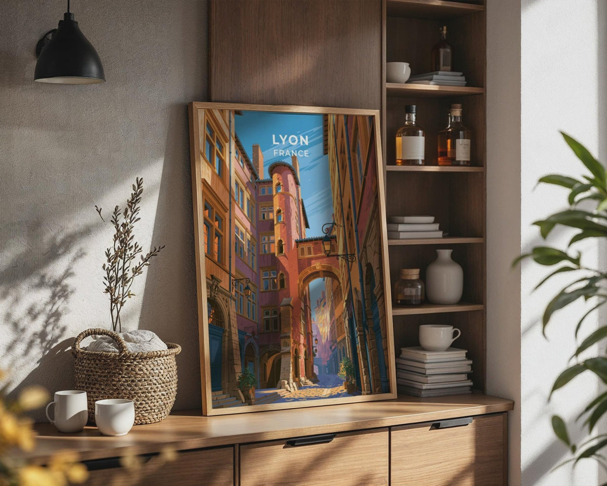 Lyon Poster - WanderWall