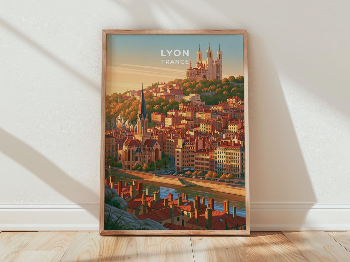 Lyon Poster - WanderWall